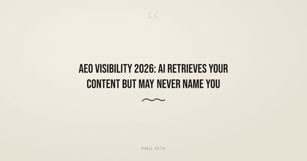 AEO Visibility Trends 2026: What the Data Actually Shows
