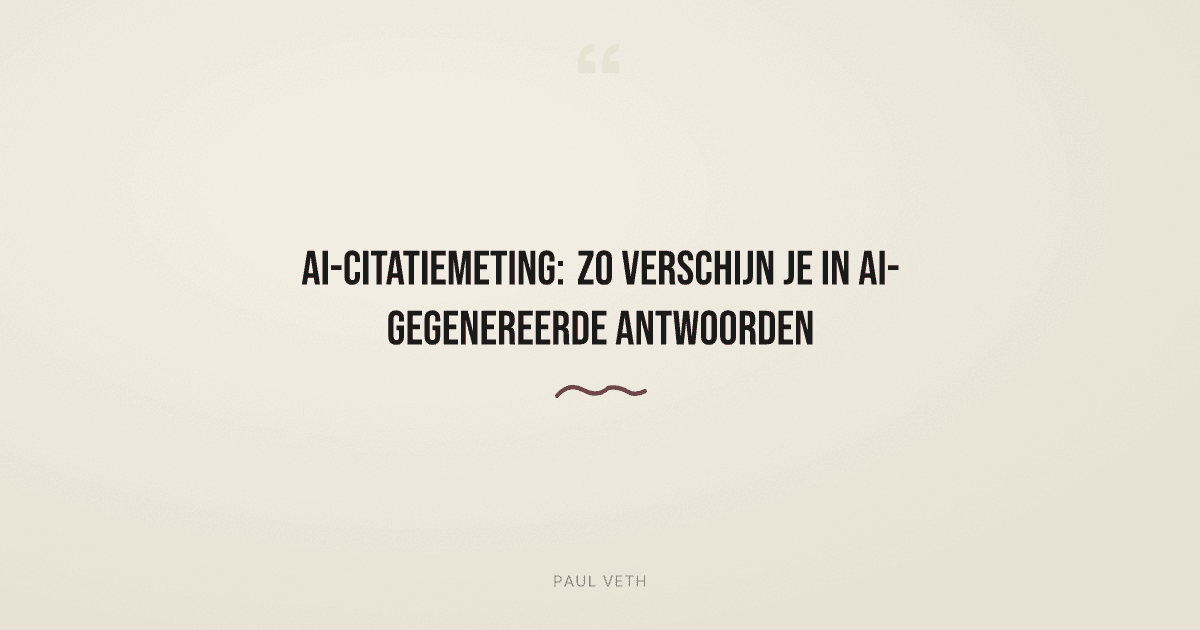 Zo werkt AI-citatiemeting in 2026