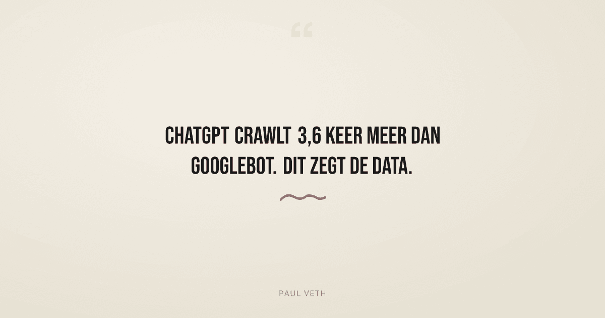 AI Crawlers vs. Googlebot: Wat 24 Miljoen Verzoeken Vertellen Over Zoeken in 2026