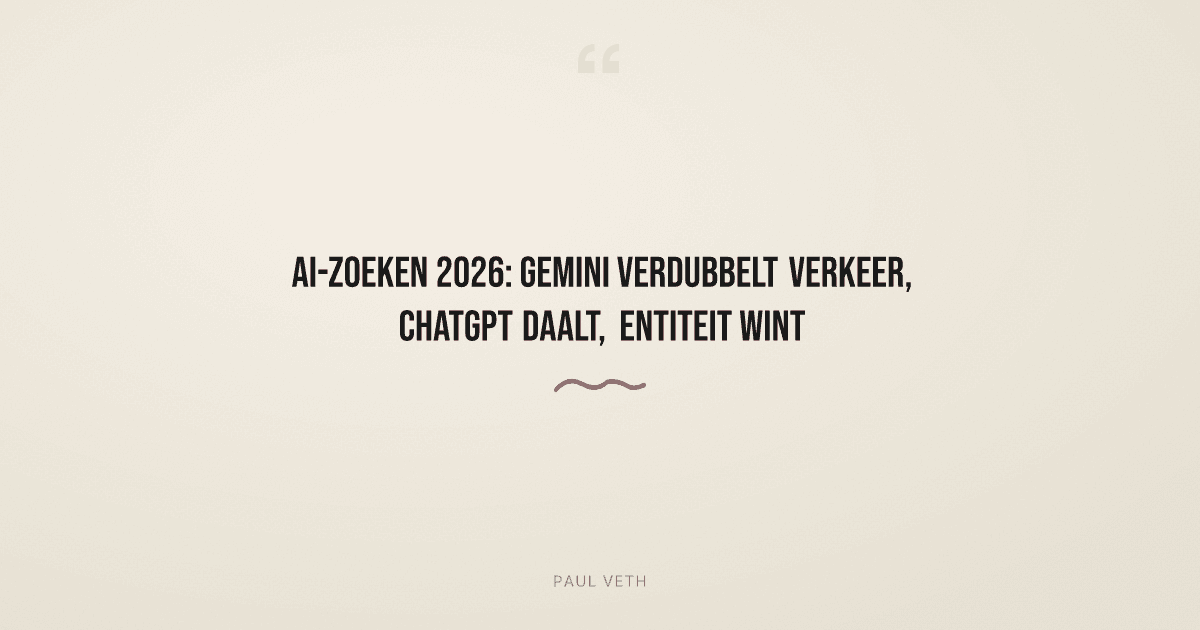 AI-zoeken in 2026: zo winnen of verliezen merken AI-aanbevelingen