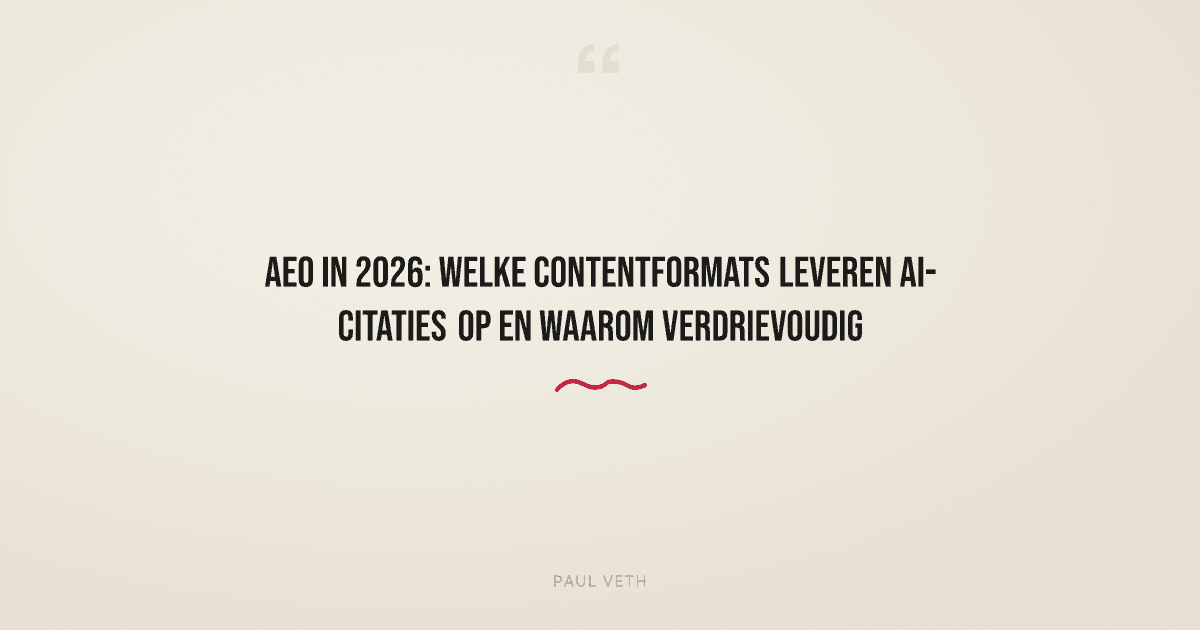 Hoe AEO echt werkt in 2026: citaties, crawlers en het identiteitsgat