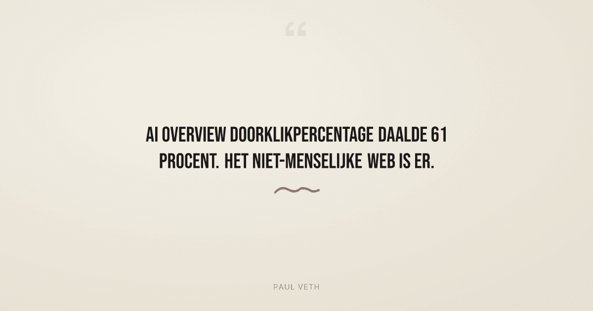 Hoe AI het web herbouwt terwijl jij er niet bij bent