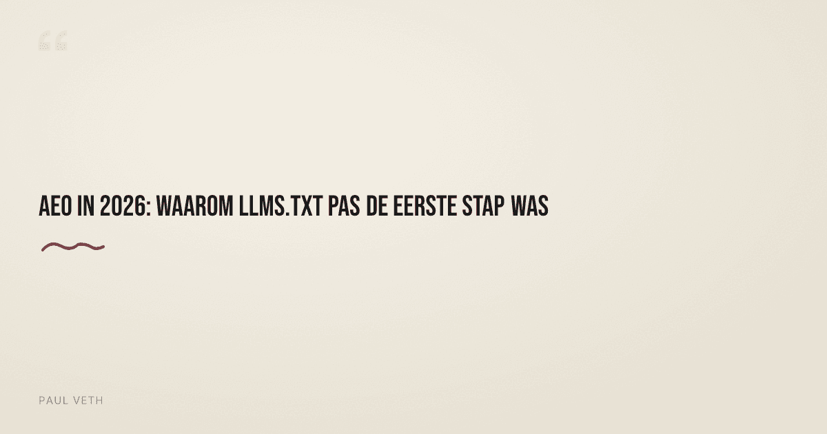 Hoe Answer Engine Optimization echt werkt in 2026