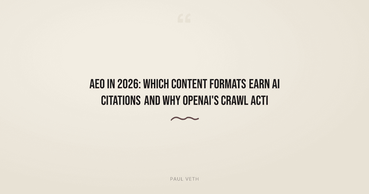 How AEO Actually Works in 2026: Citations, Crawlers, and the Identity Gap