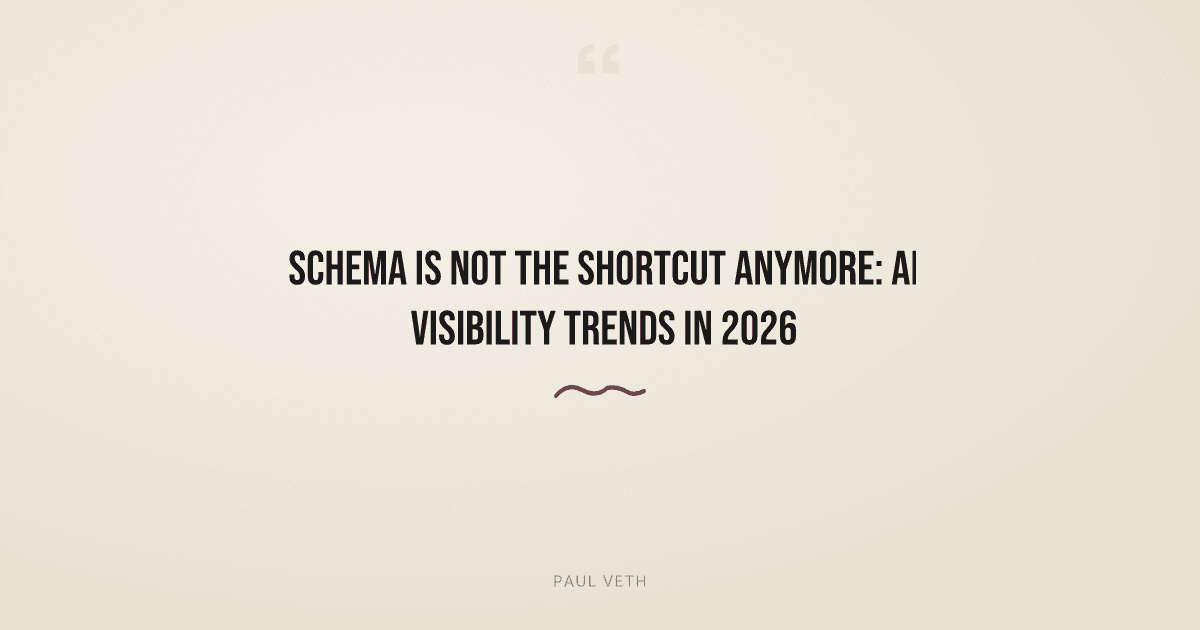 Structured Data in 2026: What the Schema Debate Gets Wrong
