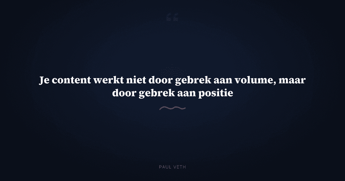 Waarom meer content publiceren je zichtbaarheid niet vergroot